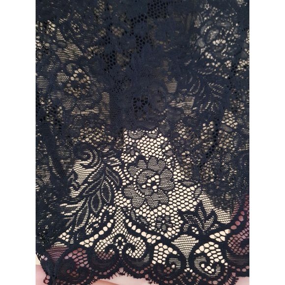 Wilfred Black Lace Sheer Chemise Slip - Picture 8 of 15